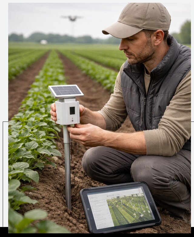 IoT мониторинг сельскохозяйственных полей и контроля в Находке